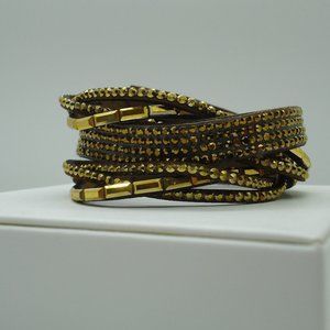 Suede cuff bracelet